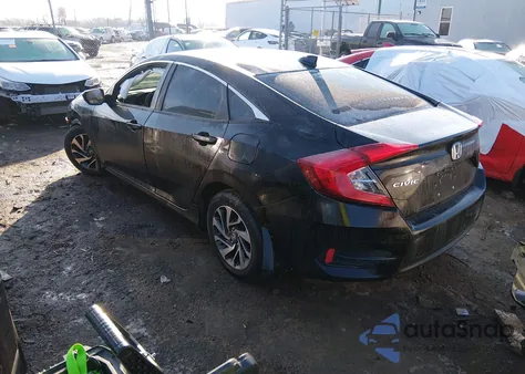 2018 Honda Civic Ex from USA, damaged, VIN 19XFC2F73JE023914